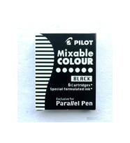 Parallel Pen Orjinal Kartuş Siyah (6 Adet) (Çok Renkli)