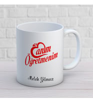 Kişiye Özel Meslek Canım Öğretmenim Hediyelik Kupa Bardak 1 Adet