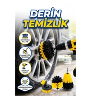 Matkap Uyumlu Derin Temizlik Fırçası Dayanıklı Naylon Kıllı Temizlik Başlığı