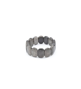 Rolex Model İri Kesim Hakiki Rainbow Obsidyen Taşı Bileklik