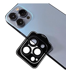 Apple iPhone 14 Pro Kolay Takılabilen Premium Safir Kamera Lens Koruyucu CL-12