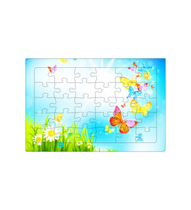 AHŞAP PUZZLE PAPATYA