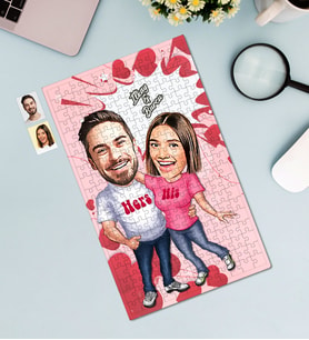 Kişiye Özel 240 Parça Çift Temalı Karikatürlü Puzzle