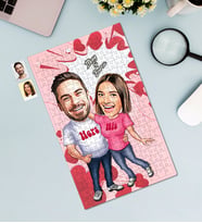 Kişiye Özel 240 Parça Çift Temalı Karikatürlü Puzzle