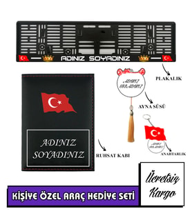 İSİMLİ PLAKALIK KİŞİYE ÖZEL ARAÇ PLAKALIK-RUHSAT KABI-SPOTİFY AYNA SÜSÜ-ANAHTARLIK