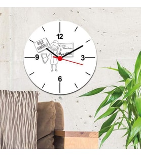 İngilizce Öğretmeni Back To School Duvar Saati