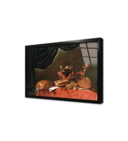 Mozart C Flüt ve Arp Konçertosu Çerçeveli Cam Tablo