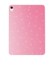 Apple iPad Air 11 2025 M3 Uyumlu Simli Parlak Görünümlü Zore Tablet Koton Kılıf (Pembe)