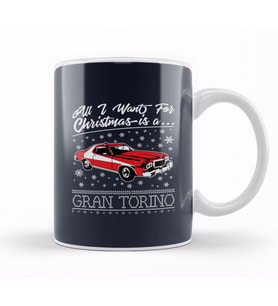 All I want For Christmas Is A Gran Torino Kupa Bardak Porselen
