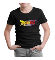 Dragon Ball Daima Logo Siyah Çocuk Tshirt