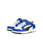 Puma Pm Rebound Layup Lo SL V PS Çocuk Spor Ayakkabı 370492 SAKS MAVİ