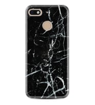 General Mobile GM8 Go GM9 GM20 Pro Plus Kılıf Desemli Silikon Black Marble 3 1382