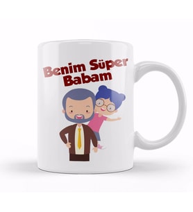 Babalar Günü Babaya Hediye 017 Kupa Bardak Porselen