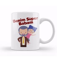 Babalar Günü Babaya Hediye 017 Kupa Bardak Porselen