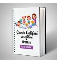 Çocuk Gelişimi Öğretmeni Temalı Defter