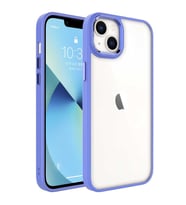 Apple iPhone 14 Kılıf Zore Krom Kılıf (Açık Gri)