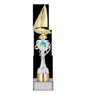 ODAK KUPA - Figürlü Kupalar - Yelken Figürlü Kupalar FG-036 B - 43 cm