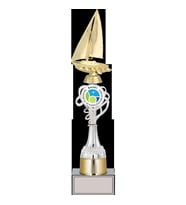 ODAK KUPA - Figürlü Kupalar - Yelken Figürlü Kupalar FG-036 B - 43 cm