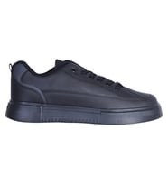 Luttoon Prt-4302 Siyah Cilt Erkek Sneaker Ayakkabı