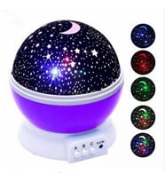 Star Master Dönen  Projeksiyon Gece Lambası (Pembe)
