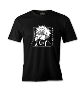 Hunter X Hunter - Killua Zoldyck Siyah Erkek Tshirt