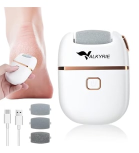 Valkyrie Şarjlı Pedikür Makinesi Nasır Giderici Elektrikli Ayak Törpüsü Type-C 3 Başlıklı Taşınabilir