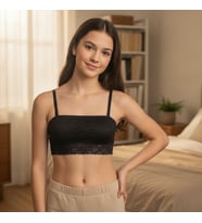 Genç Kadın Full Dantelli İçi Pamuk Astarlı Bralet BB2811
