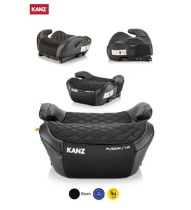 Kanz Fusion Emniyet Kemeri İle Kullanılabilen İsofixli Oto Koltuğu Yükselticisi Siyah (Standart)