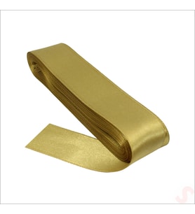 Saten Kurdele, 3cm x 10mt - Altın