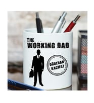 Babalar Günü Hediyesi - İsme Özel "The Working Dad" Kalemlik