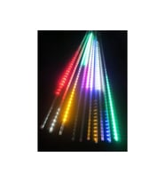 LIGHTINGX Meteor Kayan Led Işık 10 Tüp 50 cm RGB Aydınlatma Eklenebilir IP65 Dış Mekan Dekoratif Süs
