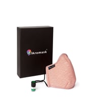 Aromask Çay Ağacı Uçucu Yağ ve Pedli Pembe Maske