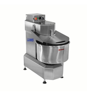 Dirmak ISM 35-VE CR Spiral Hamur Yoğurma Makinası 35 Lt Kazan 15 Kg Un Kapasiteli Hız Kontrollü Krom Gövde 220v/3p/50hz