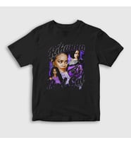 Presmono Unisex Çocuk Siyah Bad Gal Rihanna T-Shirt 394769tt