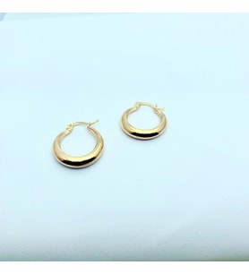 Gökdeniz 925 Halka Model 925 Ayar Rose Gold Kadın Küpe