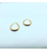 Gökdeniz 925 Halka Model 925 Ayar Rose Gold Kadın Küpe
