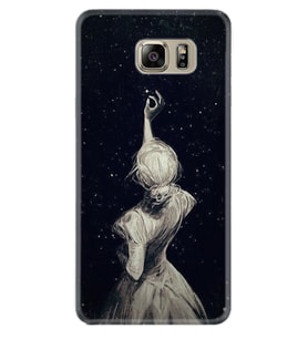 Samsung S7 Edge S20 Fe Plus Ultra S21 S22 Kılıf Boyun Askılı Silikon Star Woman 1332