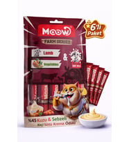 Kuzu Etli, Sebzeli ve Keçi Sütlü Kedi Krema Ödülü (6x12 gr)