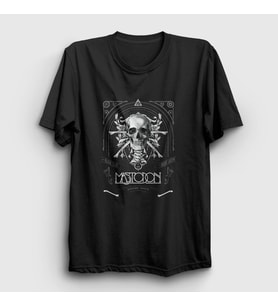 Presmono Unisex Siyah Skull Mastodon T-Shirt 163621tt