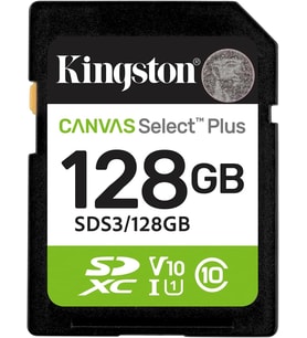 128Gb Sdxc Canvas Select Plus Gen3 150Mb/S C10 Uhs-I U1 V10