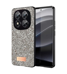 Onegif Xiaomi Redmi Note 14 Pro 5g Bright Simli Kapak - Gold