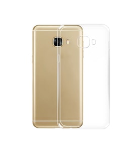 Samsung Galaxy C5 Uyumlu Kılıf Zore Süper Silikon Kapak (Şeffaf)