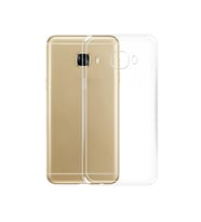 Samsung Galaxy C5 Uyumlu Kılıf Zore Süper Silikon Kapak (Şeffaf)