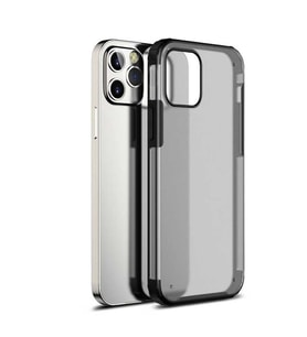 Uyumlu Model Apple iPhone 12 Pro Kılıf Mat Volks Case (Siyah)