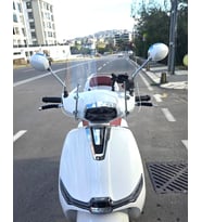 MOTOCAM Yuki Risotto 50 Ön Cam 2022-2026 Model 39cm Şeffaf Renkli 4mm APARATSIZ