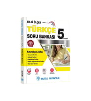 Mutlu Yayınları 5. Sınıf Türkçe Bilgi Ölçer Soru Bankası