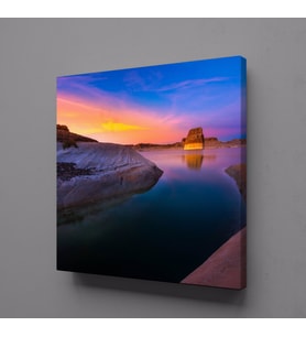 VADİ KANVAS TABLO 130x130cm (Karışık)