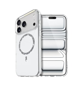Apple İphone 17 Pro Max Live Diamond Magsafe Kapak - Şeffaf