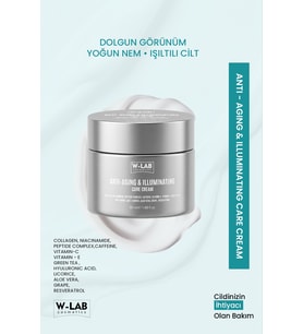 W-Lab Cosmetics Anti-Aging & Illuminating Cream 50 Ml Yüz, Boyun ve Dekolte Aydınlatıcı Yaşlanma Karşıtı Krem