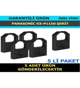 Panasonic Kx-P115İ-1090-1150 Kx-P1091-1390-1590-2001 Smart Muadil Şerit 5'Li Paket (Siyah)